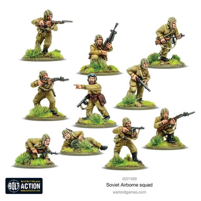 Dit is een foto van het spel Soviet Airborne Squad te koop bij Speldorado Spellenwinkel Delft