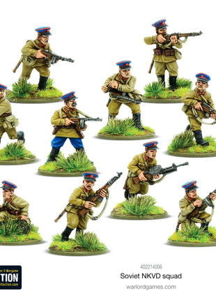 Dit is een foto van het spel Soviet NKVD Squad te koop bij Speldorado Spellenwinkel Delft