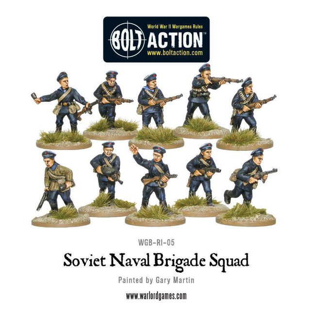 Dit is een foto van het spel Soviet Naval Brigade Squad te koop bij Speldorado Spellenwinkel Delft