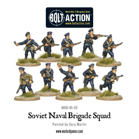 Dit is een foto van het spel Soviet Naval Brigade Squad te koop bij Speldorado Spellenwinkel Delft