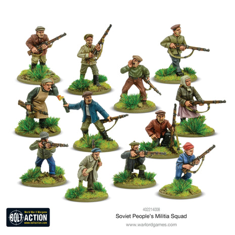 Dit is een foto van het spel Soviet Peoples Militia Squad te koop bij Speldorado Spellenwinkel Delft