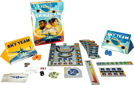 Spelers coördineren in stilte via dobbelplaatsing in Sky Team, waarbij snelheid, flaps, radio en landing centraal staan.