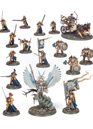 Dit is een afbeelding van het miniatuur Spearhead - Stormcast Eternals voor het spel Warhammer, te koop bij Tabletop Miniature Wargames spellenwinkel Speldorado in delft