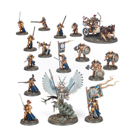 Dit is een afbeelding van het miniatuur Spearhead - Stormcast Eternals voor het spel Warhammer, te koop bij Tabletop Miniature Wargames spellenwinkel Speldorado in delft