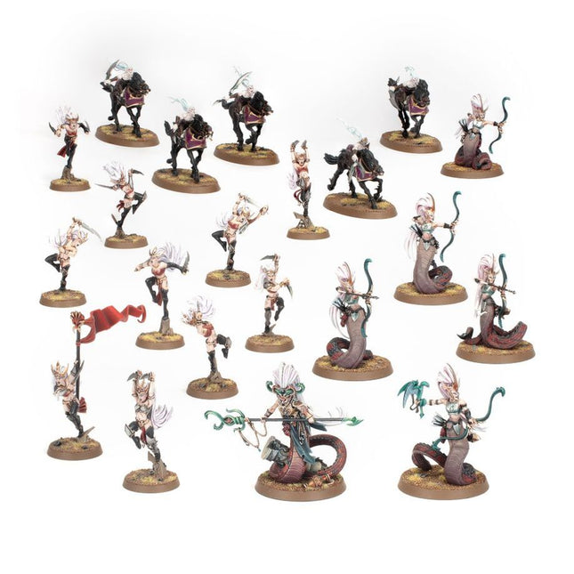 Dit is een afbeelding van het miniatuur Spearhead - Daughters of Khaine voor het spel Warhammer, te koop bij Tabletop Miniature Wargames spellenwinkel Speldorado in delft