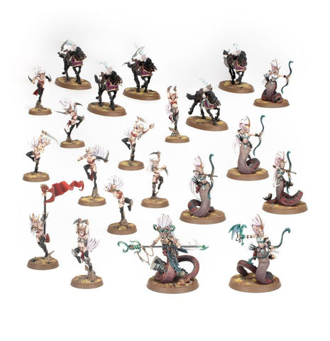 Dit is een afbeelding van het miniatuur Spearhead - Daughters of Khaine voor het spel Warhammer, te koop bij Tabletop Miniature Wargames spellenwinkel Speldorado in delft