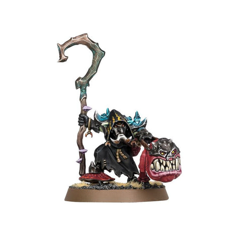Dit is een foto van het spel Squigboss With Gnasha-Squig - Gloomspite Gitz te koop bij Speldorado Spellenwinkel Delft