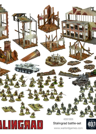 Dit is een foto van het spel Stalingrad Battle-Set - En te koop bij Speldorado Spellenwinkel Delft