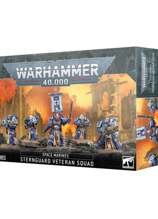 Dit is een afbeelding van het miniatuur Sternguard Veteran Squad - Space Marines voor het spel Warhammer, te koop bij Tabletop Miniature Wargames spellenwinkel Speldorado in delft