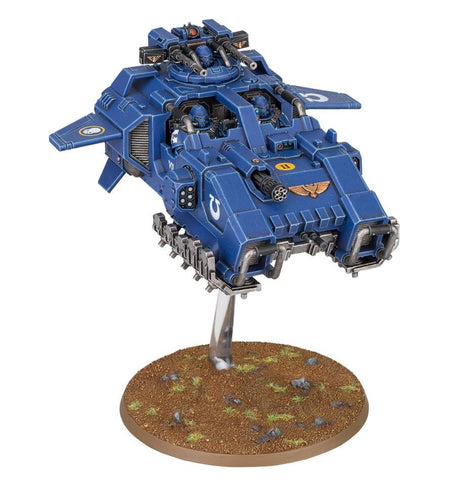 Dit is een afbeelding van het miniatuur Storm Speeder - Space Marines voor het spel Warhammer, te koop bij Tabletop Miniature Wargames spellenwinkel Speldorado in delft