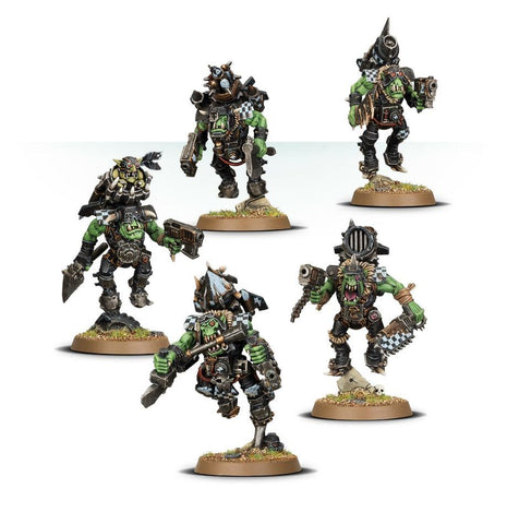 Dit is een afbeelding van het miniatuur Stormboyz - Orks voor het spel Warhammer, te koop bij Tabletop Miniature Wargames spellenwinkel Speldorado in delft
