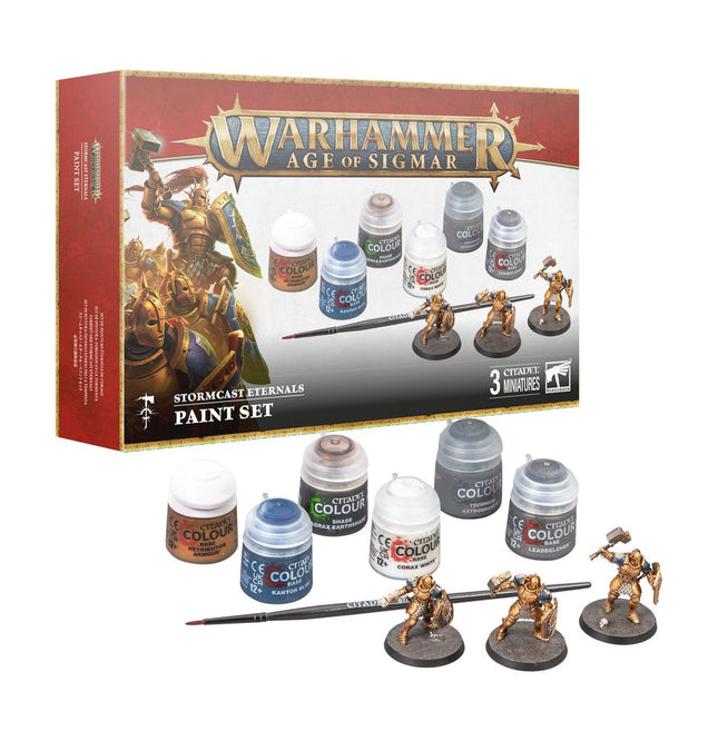 Stormcast Eternals + Paint Set  - Age of Sigmar