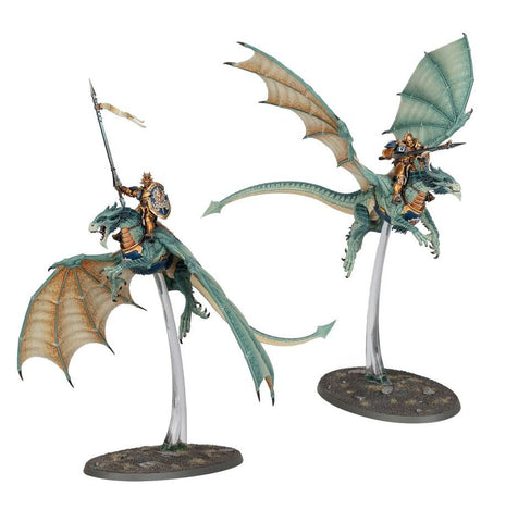 Dit is een afbeelding van het miniatuur Stormdrake Guard - Stormcast Eternals voor het spel Warhammer, te koop bij Tabletop Miniature Wargames spellenwinkel Speldorado in delft
