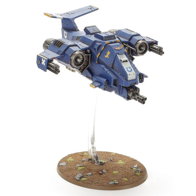 Dit is een foto van het spel Stormhawk Interceptor - Space Marines te koop bij Speldorado Spellenwinkel Delft