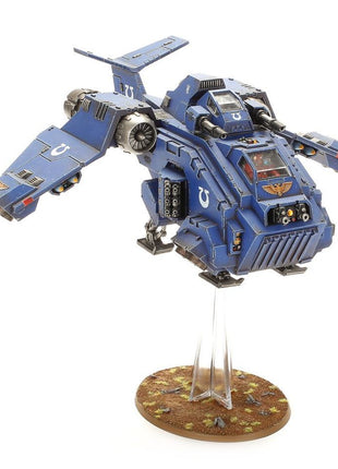 Dit is een afbeelding van het miniatuur Stormraven Gunship - Space Marines voor het spel Warhammer, te koop bij Tabletop Miniature Wargames spellenwinkel Speldorado in delft