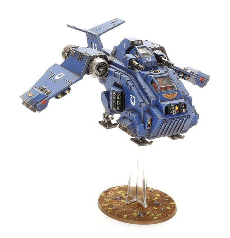 Dit is een afbeelding van het miniatuur Stormraven Gunship - Space Marines voor het spel Warhammer, te koop bij Tabletop Miniature Wargames spellenwinkel Speldorado in delft