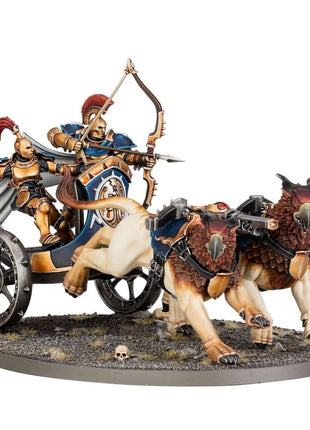 Dit is een afbeelding van het miniatuur Stormstrike Chariot - Stormcast Eternals voor het spel Warhammer, te koop bij Tabletop Miniature Wargames spellenwinkel Speldorado in delft