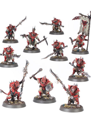 Dit is een afbeelding van het miniatuur Stormvermin - Skaven voor het spel Warhammer, te koop bij Tabletop Miniature Wargames spellenwinkel Speldorado in delft