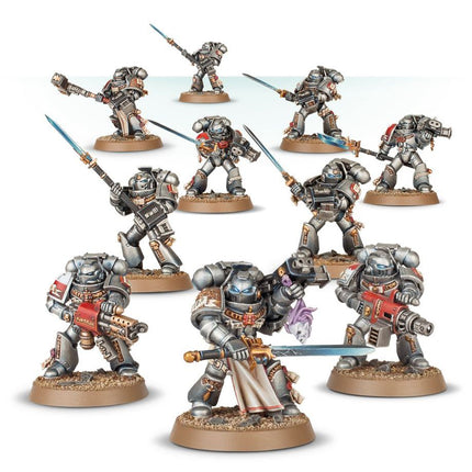 Dit is een afbeelding van het miniatuur Strike Squad - Grey Knights voor het spel Warhammer, te koop bij Tabletop Miniature Wargames spellenwinkel Speldorado in delft