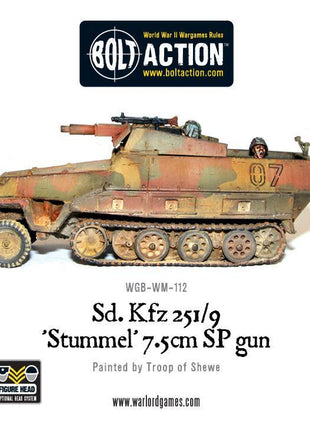Dit is een foto van het spel Sd.Kfz 251/9 Ausf D (Stummel) Half track te koop bij Speldorado Spellenwinkel Delft