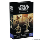 Dit is een foto van het spel Sun Fac & Poggle the Lesser Commander Expansion - EN - Star Wars Legion te koop bij Speldorado Spellenwinkel Delft