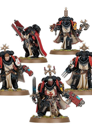 Dit is een afbeelding van het miniatuur Sword Brethren - Black Templars voor het spel Warhammer, te koop bij Tabletop Miniature Wargames spellenwinkel Speldorado in delft