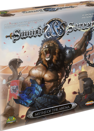 Sword & Sorcery Myths of the Arena – strategisch bordspel – 1 tot 5 spelers