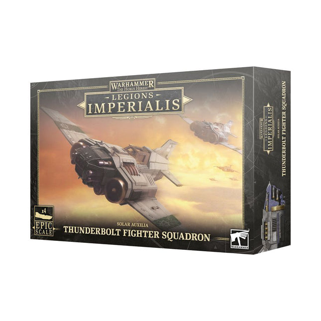 Dit is een foto van het spel Thunderbolt Fighter Squadron - Legion Imperialis te koop bij Speldorado Spellenwinkel Delft