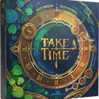 Spelers leggen kaarten rond de klok in Take Time – een coöperatief kaartspel met klokkenpuzzels