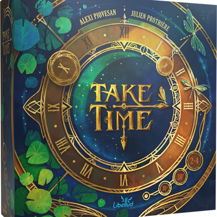 Spelers leggen kaarten rond de klok in Take Time – een coöperatief kaartspel met klokkenpuzzels