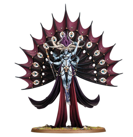 Dit is een afbeelding van het miniatuur Dexcessa Talon Of Slaanesh - Disciples of Tzeetch voor het spel Warhammer, te koop bij Tabletop Miniature Wargames spellenwinkel Speldorado in delft