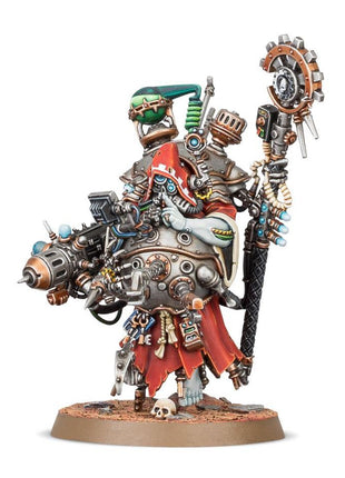 Dit is een afbeelding van het miniatuur Tech-Priest Manipulus - Adeptus Mechanicus voor het spel Warhammer, te koop bij Tabletop Miniature Wargames spellenwinkel Speldorado in delft