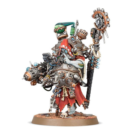 Dit is een afbeelding van het miniatuur Tech-Priest Manipulus - Adeptus Mechanicus voor het spel Warhammer, te koop bij Tabletop Miniature Wargames spellenwinkel Speldorado in delft