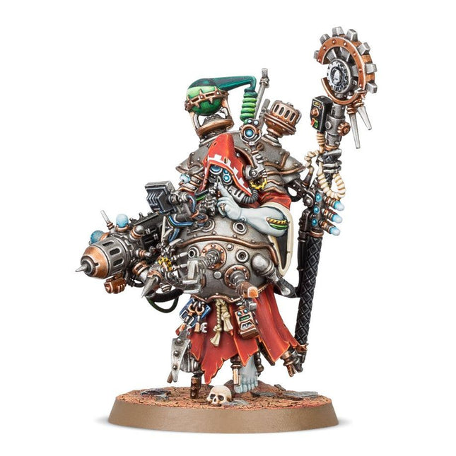 Dit is een afbeelding van het miniatuur Tech-Priest Manipulus - Adeptus Mechanicus voor het spel Warhammer, te koop bij Tabletop Miniature Wargames spellenwinkel Speldorado in delft