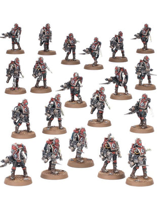 Dit is een afbeelding van het miniatuur Tech-Thralls Covenant - Mechanicum voor het spel Warhammer, te koop bij Tabletop Miniature Wargames spellenwinkel Speldorado in delft