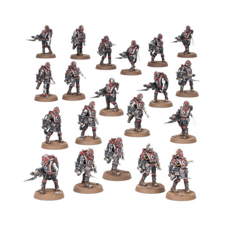 Dit is een afbeelding van het miniatuur Tech-Thralls Covenant - Mechanicum voor het spel Warhammer, te koop bij Tabletop Miniature Wargames spellenwinkel Speldorado in delft