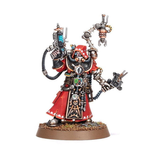 Dit is een afbeelding van het miniatuur Technoarchaeologist - Adeptus Mechanicus voor het spel Warhammer, te koop bij Tabletop Miniature Wargames spellenwinkel Speldorado in delft