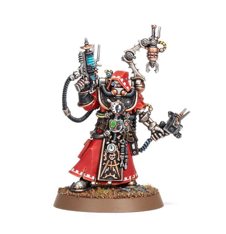 Dit is een afbeelding van het miniatuur Technoarchaeologist - Adeptus Mechanicus voor het spel Warhammer, te koop bij Tabletop Miniature Wargames spellenwinkel Speldorado in delft