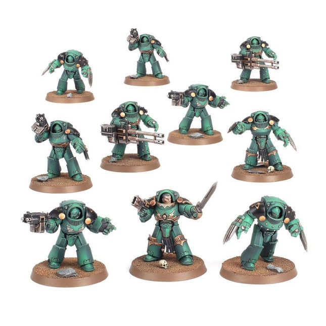 Dit is een foto van het spel Terminator Tartaros Squad - Adeptus Astartes te koop bij Speldorado Spellenwinkel Delft