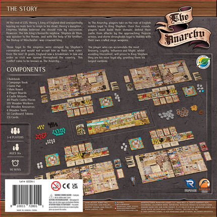 Dit is een foto van het spel The Anarchy te koop bij Speldorado Spellenwinkel Delft