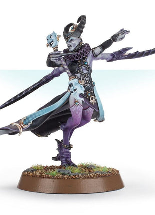 Dit is een afbeelding van het miniatuur The Masque - Hedonites of Slaanesh voor het spel Warhammer, te koop bij Tabletop Miniature Wargames spellenwinkel Speldorado in delft