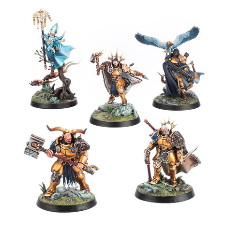 Dit is een afbeelding van het miniatuur The Blacktalons - Stormcast Eternals voor het spel Warhammer, te koop bij Tabletop Miniature Wargames spellenwinkel Speldorado in delft