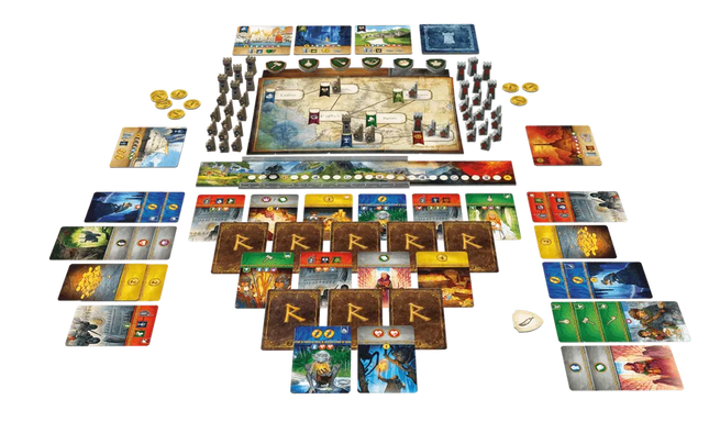 Dit is een foto van het spel The lord of the Rings Duel for Middle Earth -NL te koop bij Speldorado Spellenwinkel Delft