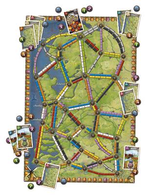 Dit is een foto van het spel Ticket to Ride - Nederland EN-NL te koop bij Speldorado Spellenwinkel Delft