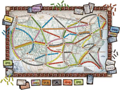 Dit is een foto van het spel Ticket to Ride USA - NL te koop bij Speldorado Spellenwinkel Delft