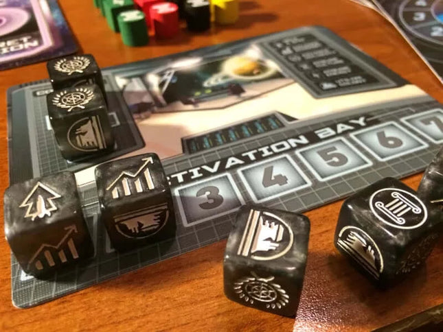 Dit is een foto van het spel Tiny Epic Galaxies te koop bij Speldorado Spellenwinkel Delft