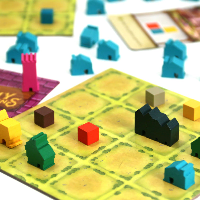 Dit is een foto van het spel Tiny Towns te koop bij Speldorado Spellenwinkel Delft