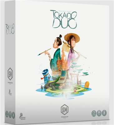 Tokaido Duo New Edition – gezellig bordspel – 2 spelers