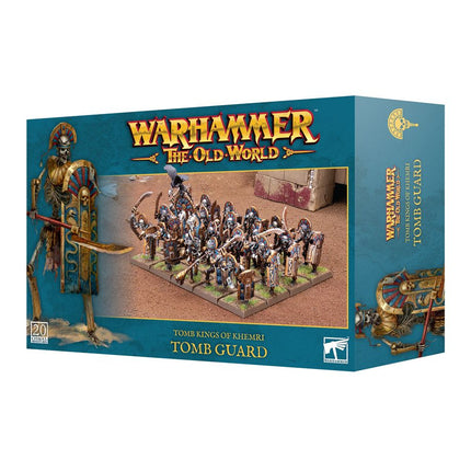 Dit is een afbeelding van het miniatuur Tomb Guard - Tomb Kings of Khemri voor het spel Warhammer, te koop bij Tabletop Miniature Wargames spellenwinkel Speldorado in delft