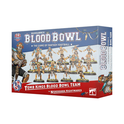 Dit is een afbeelding van het miniatuur Tomb Kings Team - Blood Bowl voor het spel Warhammer, te koop bij Tabletop Miniature Wargames spellenwinkel Speldorado in delft